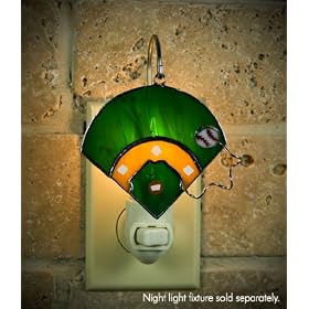 Switchables Stained Glass Baseball Diamond Nightlight Cover
