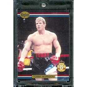 1991 RingLords Tommy Morrison Boxing Card #9 - Mint Condition - In Protective Display Case!