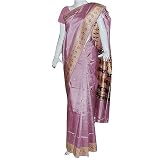 Pink Silk Saree Wrap from India