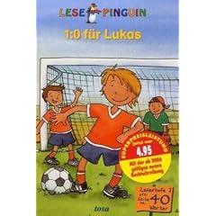 Lesepinguin. 1:0 f�r Lukas