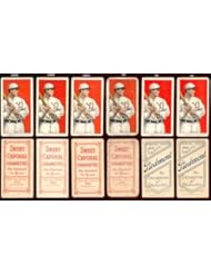 1909 t206 tobacco (baseball) Card# 343 red murray (batting) of the N.Y. natl VGX Condition