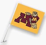 Minnesota Golden Gophers Car Flags - 1 Pair