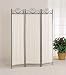 Kitchen & Housewares : 3Panel Room Divider in Butterfly Decor w/Pleated fabric