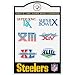 NFL Nostalgic Metal Sign - Pittsburgh Steelers - 6X Super Bowl Champion
