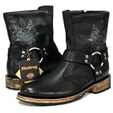 Harley Davidson 'Bronx' Motorcycle Boots Mens 10.5 - Black by Harley Davidson