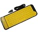 Foldable/flexible mobile 79key Keyboard washable Dustproof Yellow Great key response w/ Free PS/2 to USB Adapter