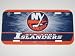 NEW YORK ISLANDERS Officially Licensed Team Colored Logo Plastic LICENSE PLATE