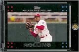 2007 Topps #265 Jimmy Rollins Philadelphia Phillies Baseball Card - Mint Condition - Shipped in Protective Display Case!