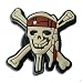 Skull Totenkopf death head, style your Crocs Fun Clips #1293