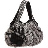 [カシュカシュ] cachecache ラビットファーニットバッグ