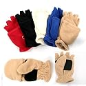 Women's Convertible Fingerless Microfleece Glove/Mitten