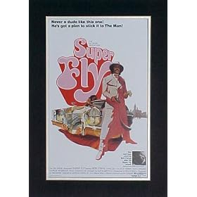 Super Fly Movie Picture Plaque Unframed