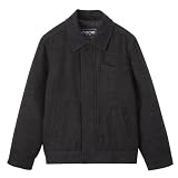 Boys' Cherokee Wool Coat - Charcoal