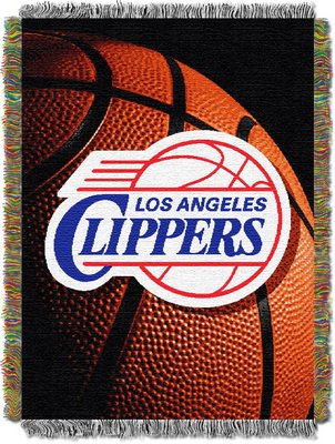 NBA Los Angeles Clippers Real Photo 48x60 Tapestry Throw