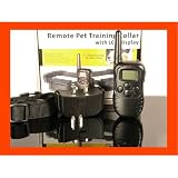 Remote Pet Trainer LCD display Dog Electric Training Collar With Remote Controller