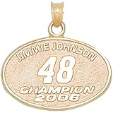 LogoArt Jimmie Johnson '06 Champion 5/8 10K Pendant