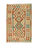 Design Community By Loomier Alfombra Kelim Kaudani (Beige/Multicolor)