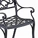 Home Styles Classic White Pair of Dining Chairs with Antique Finish, Crisscross Back, and Contrasting Finish