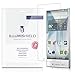 ILLUMISHIELD Screen Protector Compatible with Sharp Aquos Crystal (3-Pack) Clear HD Shield Anti-Bubble and Anti-Fingerprint PET Film
