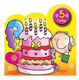 Review AIP  / Birthday Card With Badge - 5th - Girl (CFIVG)