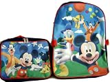 Mickey and Friends Large School Backpack and Detachable Utility Bag on the front - Great buy,