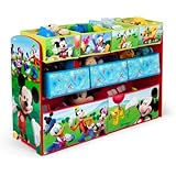Delta Children Disney Mickey Mouse Deluxe Multi-Bin Toy Organizer