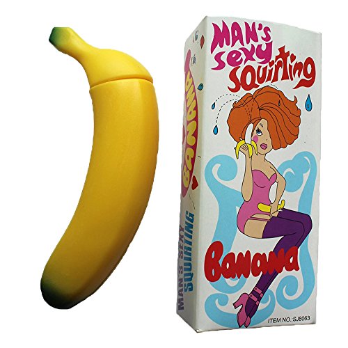 Aikoi Funny Joke Squirting Banana Toys for Party - Gag Gift