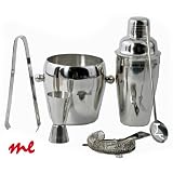 Cocktail Set CASABLANCA - 8-teiliges Cocktail-Set aus Edelstahl