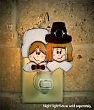 Switchables Stained Glass Pilgrims Nightlight Cover