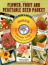 Flower, Fruit and Vegetable Seed Packet CD-ROM and Book