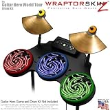Alecias Swirl 02 Colors Skin by WraptorSkinz fits Guitar Hero 4 World Tour  ....