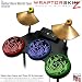 Alecias Swirl 02 Colors Skin by WraptorSkinz fits Guitar Hero 4 World Tour Drum Set for Nintendo Wii, XBOX 360, PS2 & PS3 (DRUMS NOT INCLUDED)