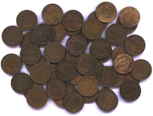 1000 Unsearched Wheat Pennies!! Plus (50) Mixed Date Indian Head Pennies (full roll)