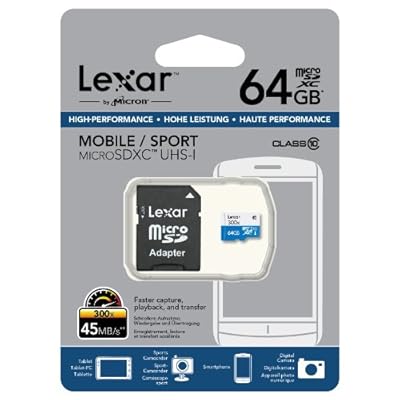 Lexar High Performance MicroSD 32GB 300X High Speed Class 10 Memory Card