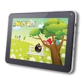 AGPtek® 9 inch Android 4.0 Capacitive Touch Screen Tablet PC for E-reading/3D Game/1080P HD (Black/White, Wi-Fi G-sensor, Front Camera, 1.2GHz, 512MB DDR3, 8GB Built-in Capacity)