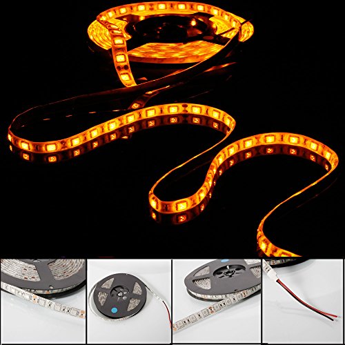 MarSwell® 36W 300 LED SMD5050 5m 16ft 12V Waterproof LED Light Strip Flexable Tape Lights, LED Tapes, Light Strip (Orange)