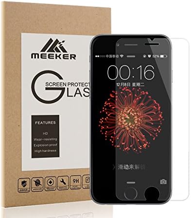 iPhone 6s Screen Protector,Meeker iPhone 6 6s 4.7 inch Screen Protector [Tempered Glass] Ultrathin 0.2mm