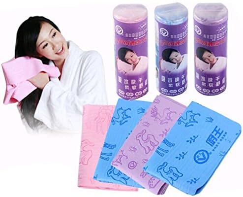 The Mini Absorber Synthetic Drying Towel Chamois, 17-Inch x 13-Inch, Color may vary (S)