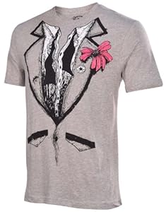 Converse Men's Chuck Taylor All Star Tuxedo Shirt-Heather Gray-2XL