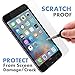 ?[ Premium ] Apple iPhone 7 Tempered Glass Screen Protector - Shield, Guard & Protect Phone from Crash & Scratch - Anti Glare, Fingerprint Resistant & Shatter Proof - Best Front Cover Protection