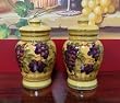 Tuscany Grape Salt and Pepper Shakers Set