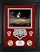 Philadelphia Phillies 2009 World Series Suede Opening Ceremonies Marquee Photo Mint W/24Kt Gold Coins