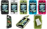 Apple iPhone Aircraft Aluminum Metal Case - Bundled with Full Frontal Touch Screen Protector Shield - Available in 5 Color Choices