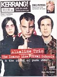 KERRANG MAGAZINE BACK ISSUE 895 ALKALINE TRIO - THE ICARUS LINE - FEAR FACTORY - CHILI PEPPERS - AMEN