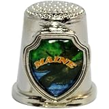 Souvenir Thimble - Maine - ME