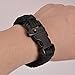 Outdoor Survival Paracord Bracelet Geekpal Includes Fire Starter, Whistle Kits, Knife, 8.6Inch of Paracord Black