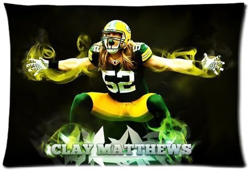 Custom Green Bay Packers Pillowcase Standard Size 20x30 Personalized Pillow Cases CM-543