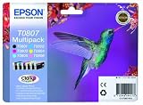 Produkt-Bild: T0807 Multipack - Druckerpatrone - 1 x Schwarz, Gelb, Cyan, Magenta, hell Magenta, hell Cyan