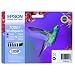 Epson Claria T0807 Hummingbird Genuine Multipack Ink Cartridges