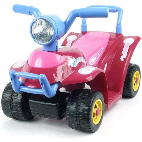 EZ Riders Pink Mini Battery Operated ATV Ride-On Car